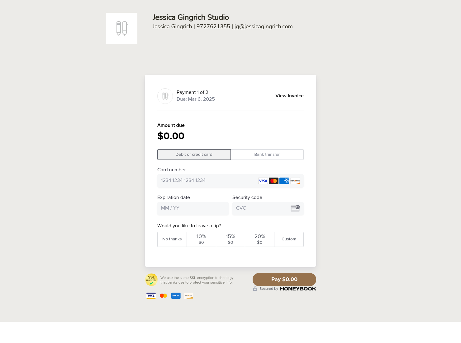 Payment