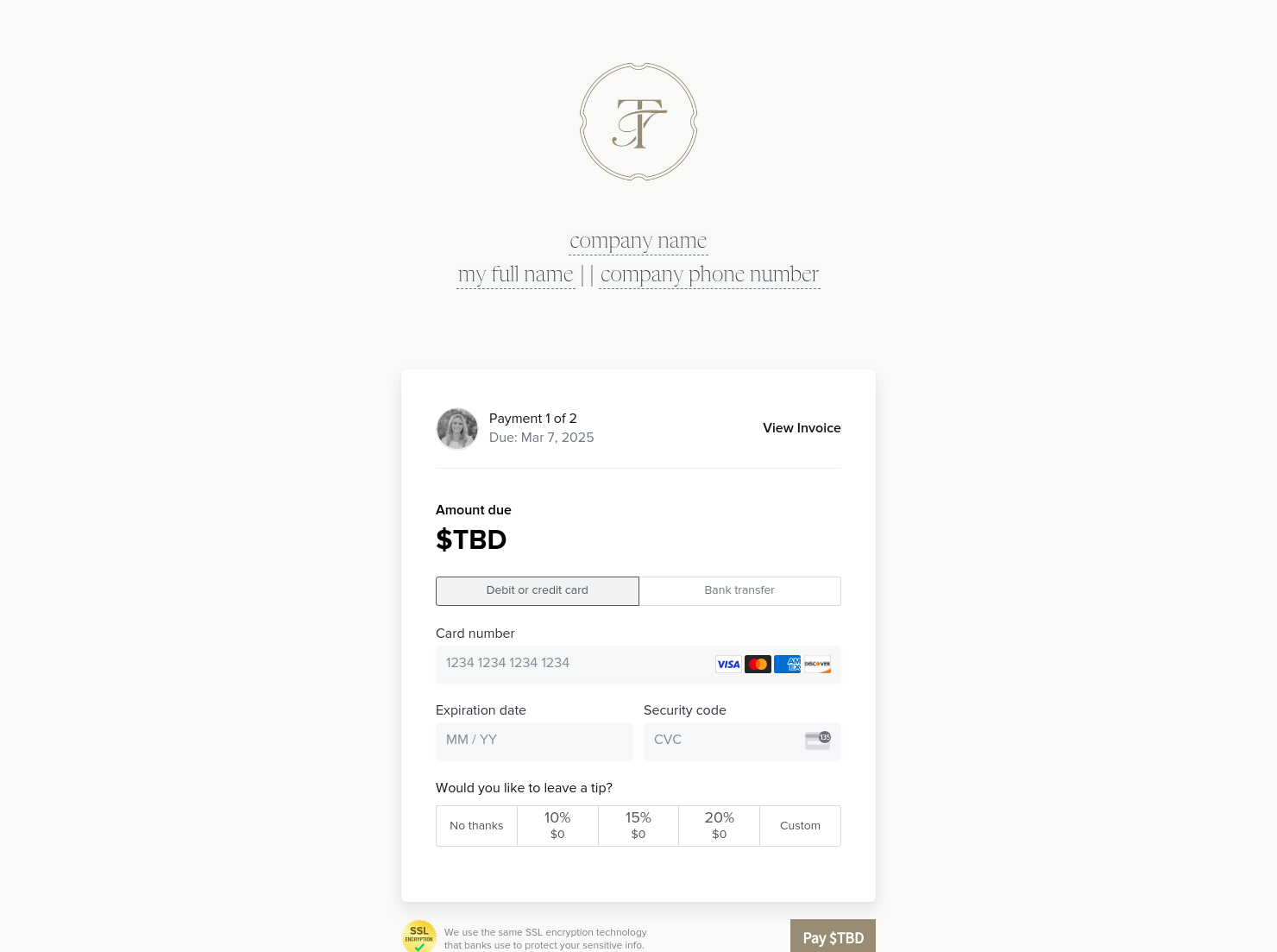 Payment