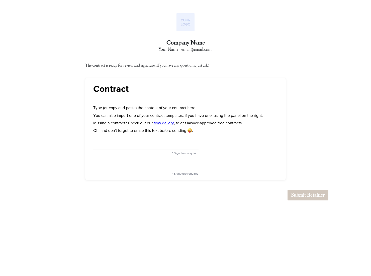 Contract