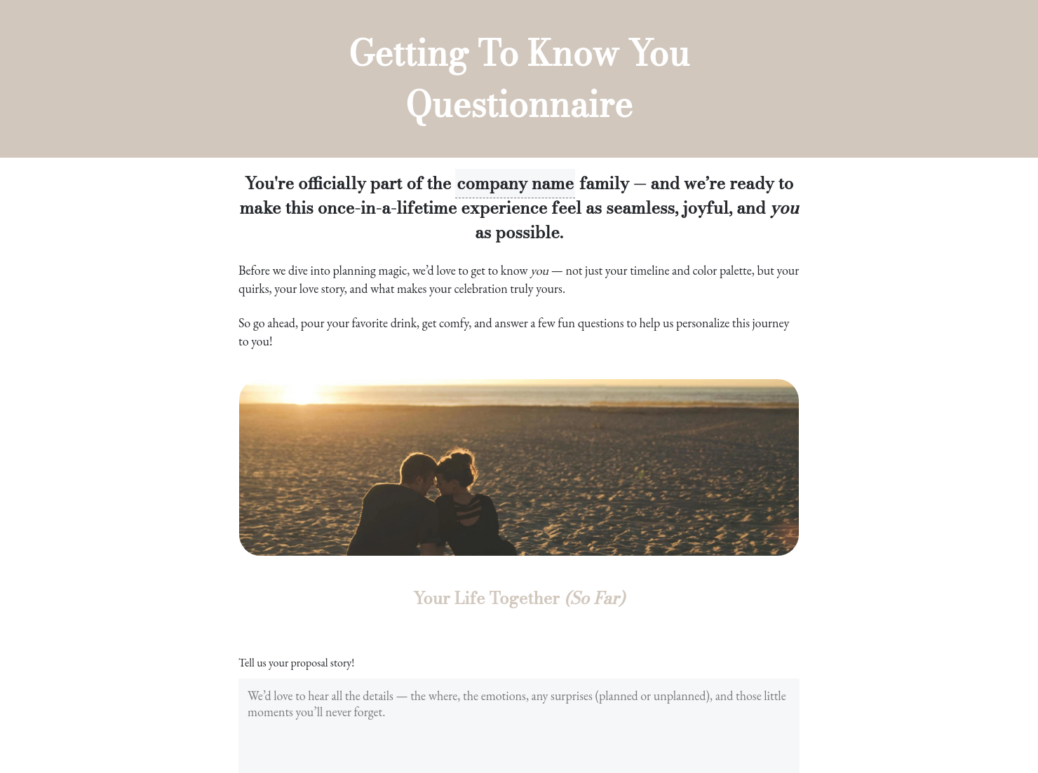 Questionnaire