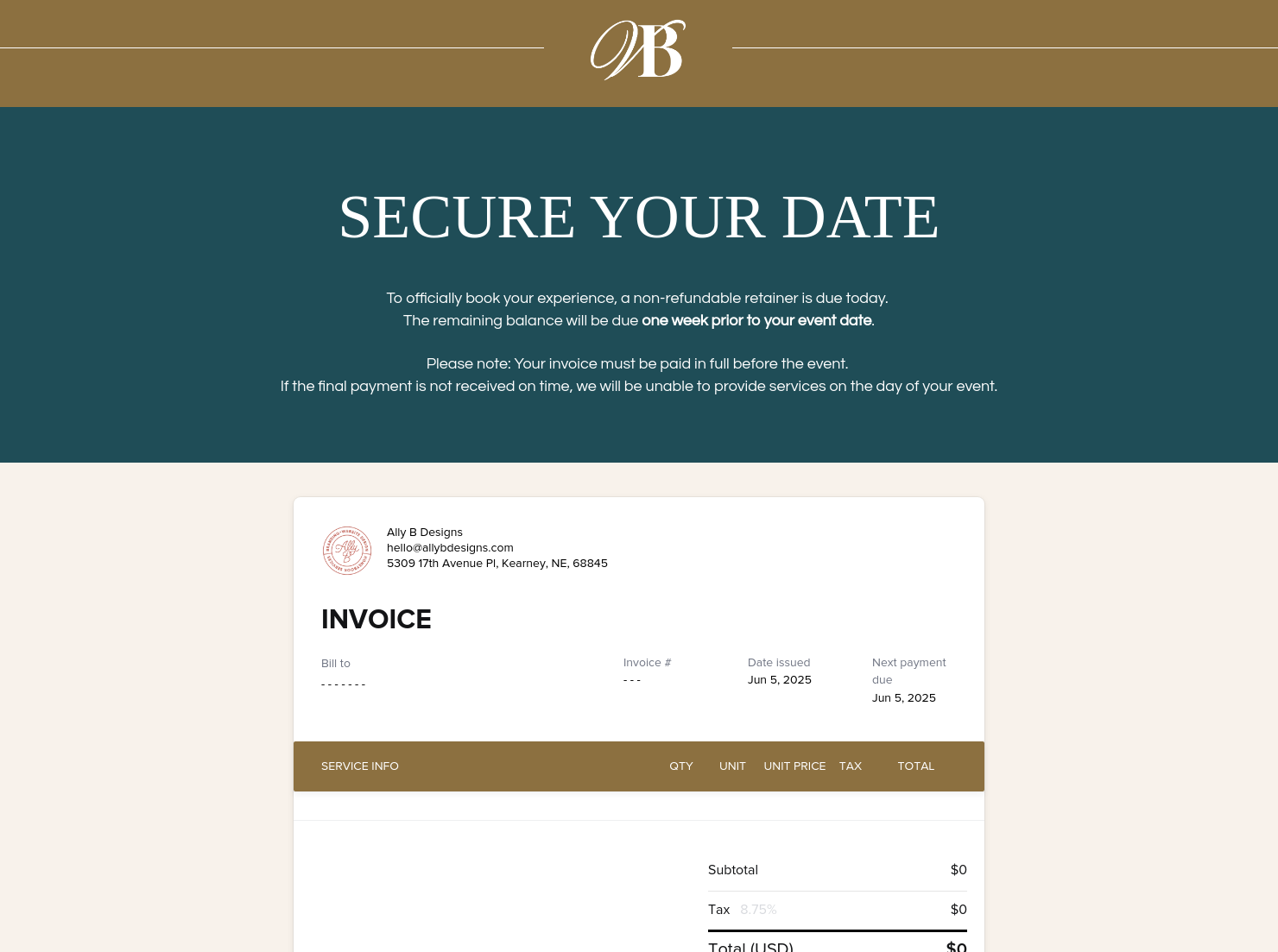 Service Info