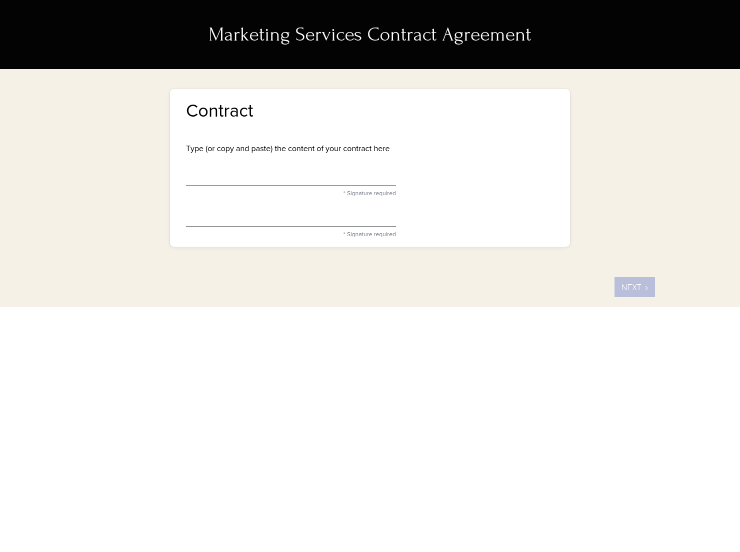 Contract