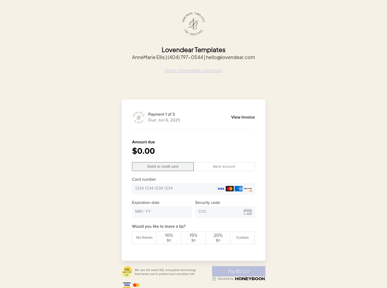 Payment