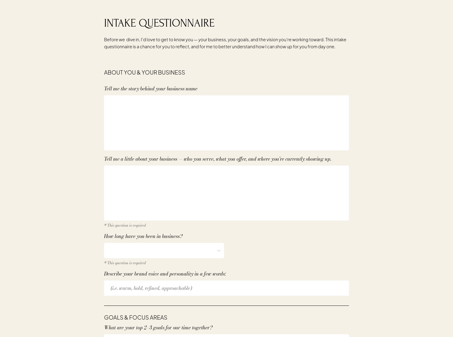 Questionnaire