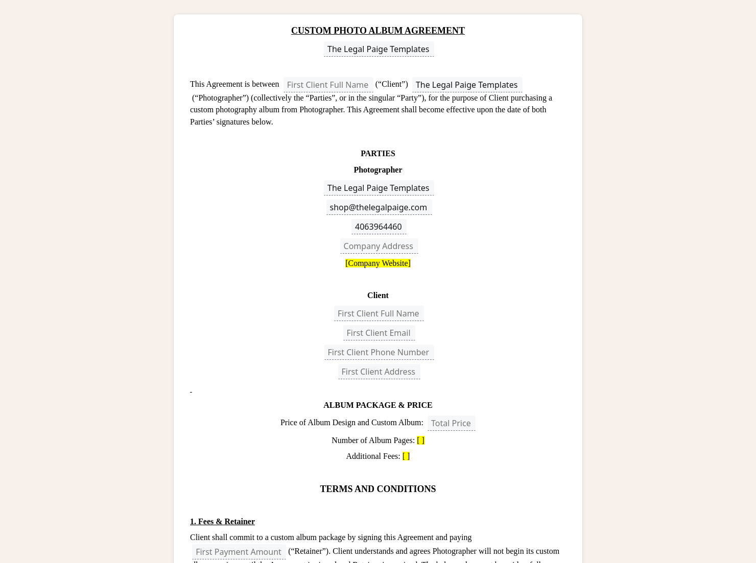 Contract
