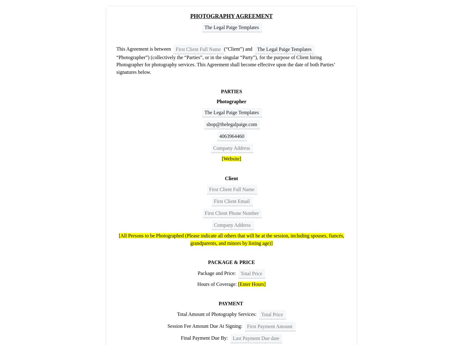 Contract