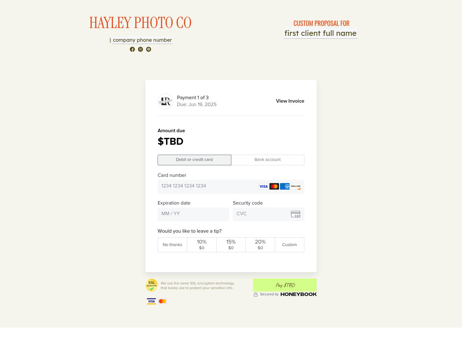 Payment