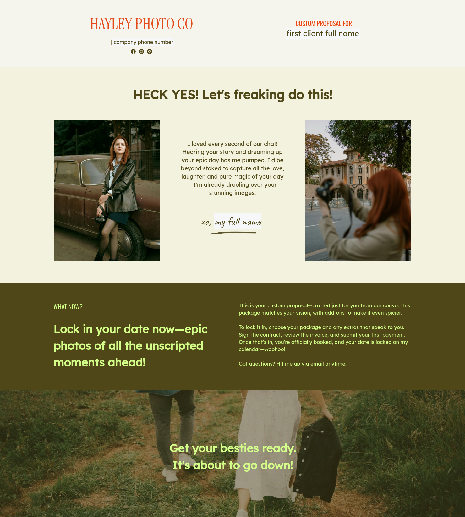 Custom Proposal
