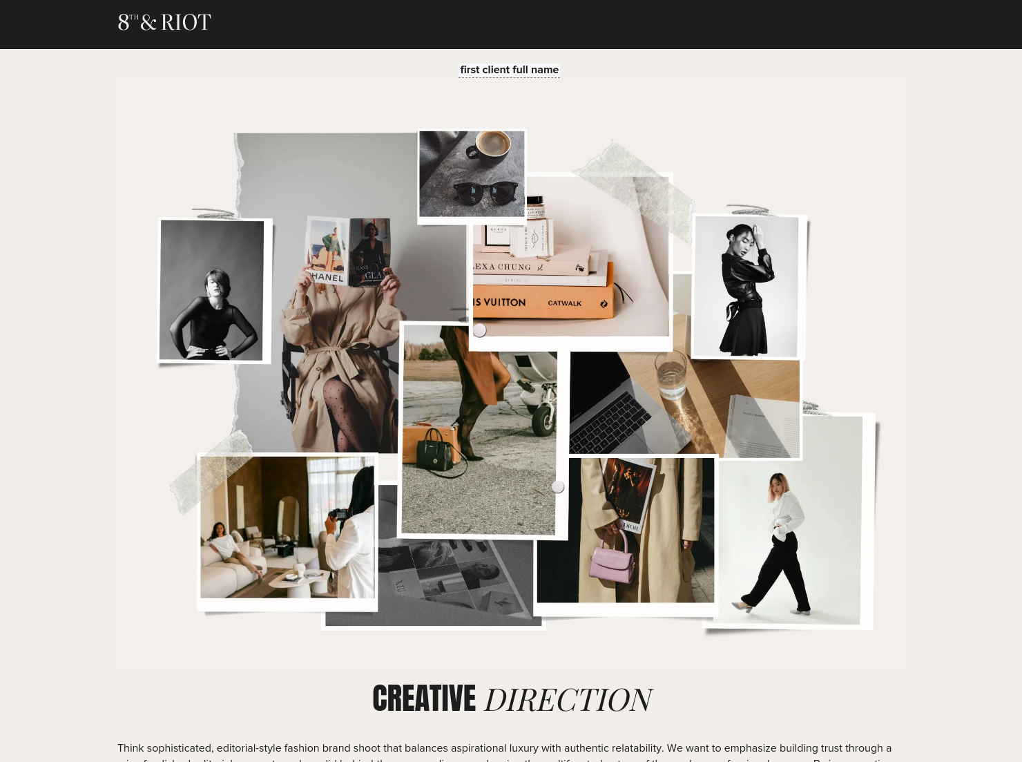 Creative Direction