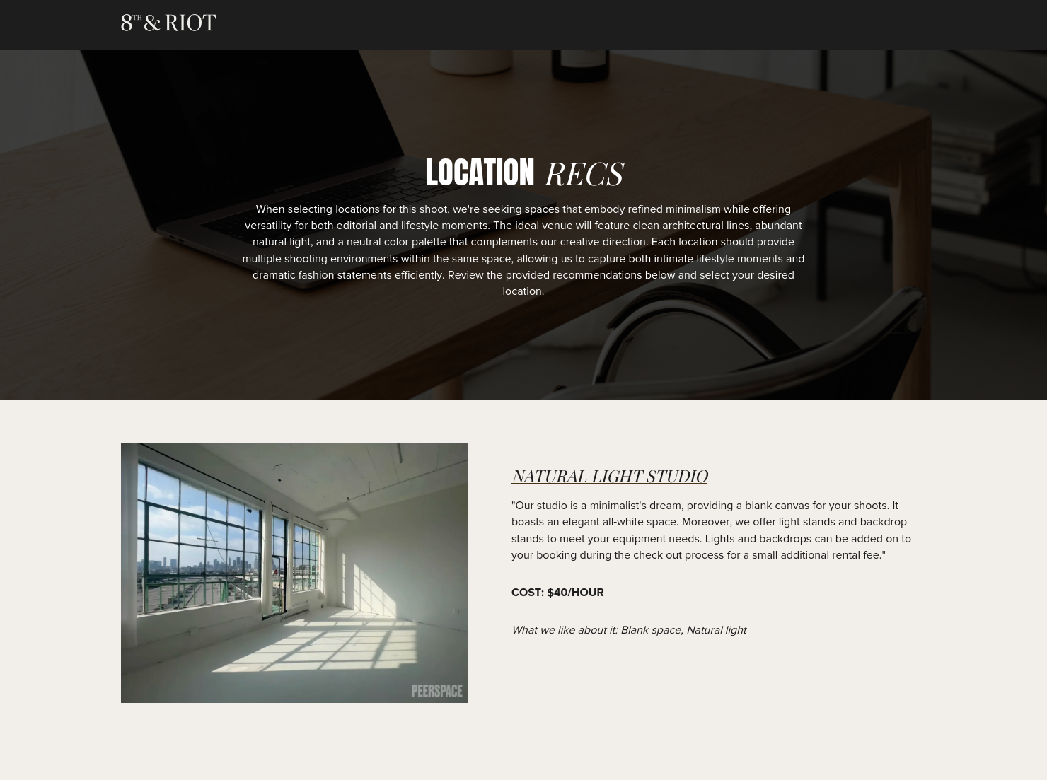 Location Selection
