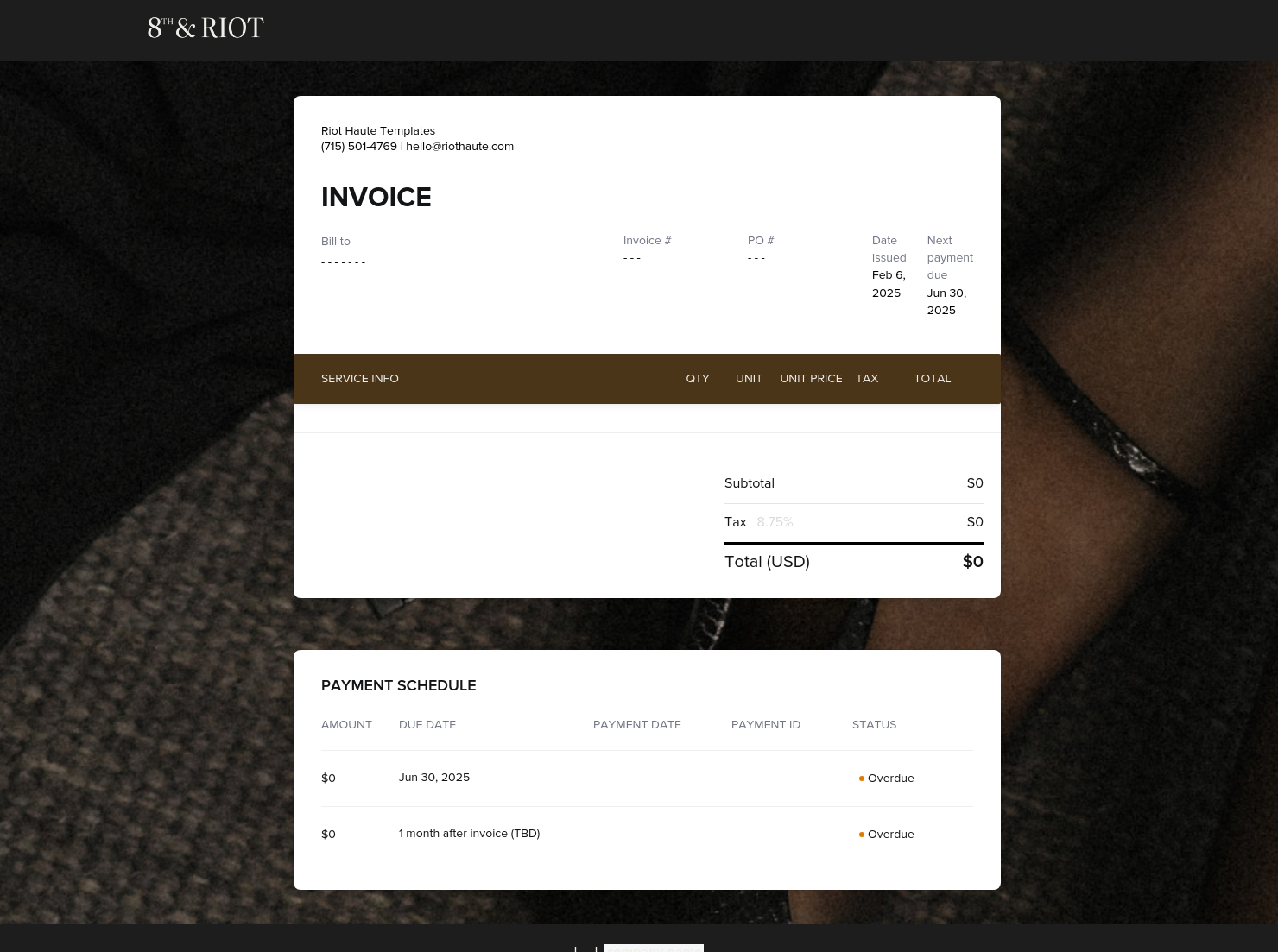 Invoice