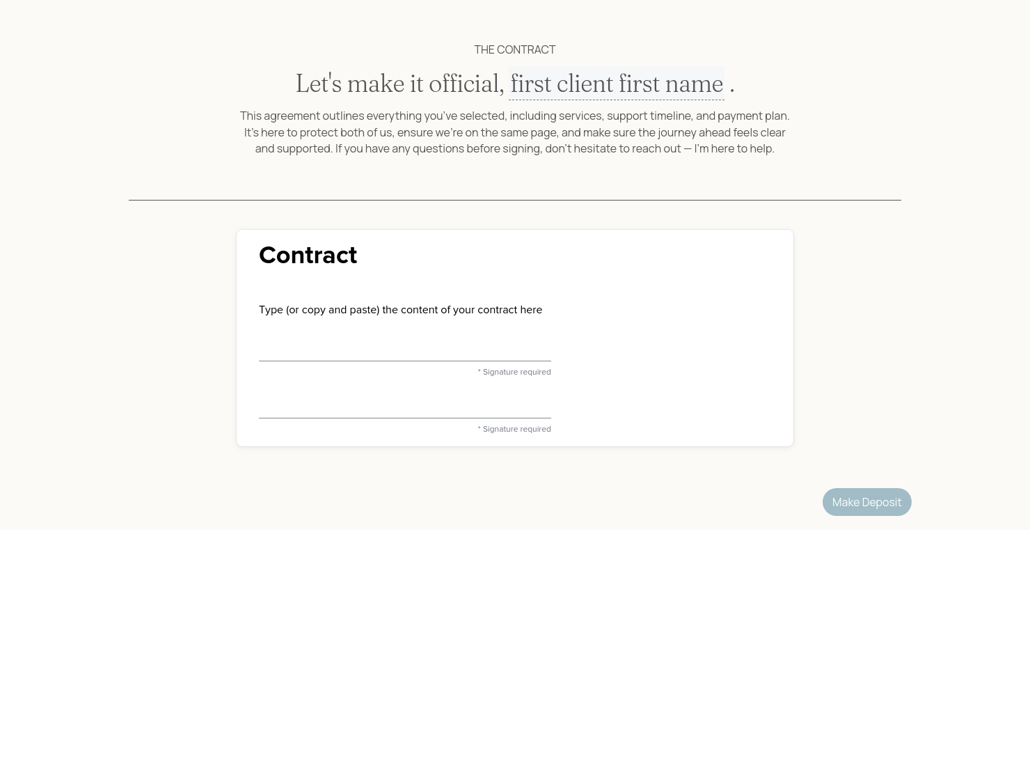 Contract