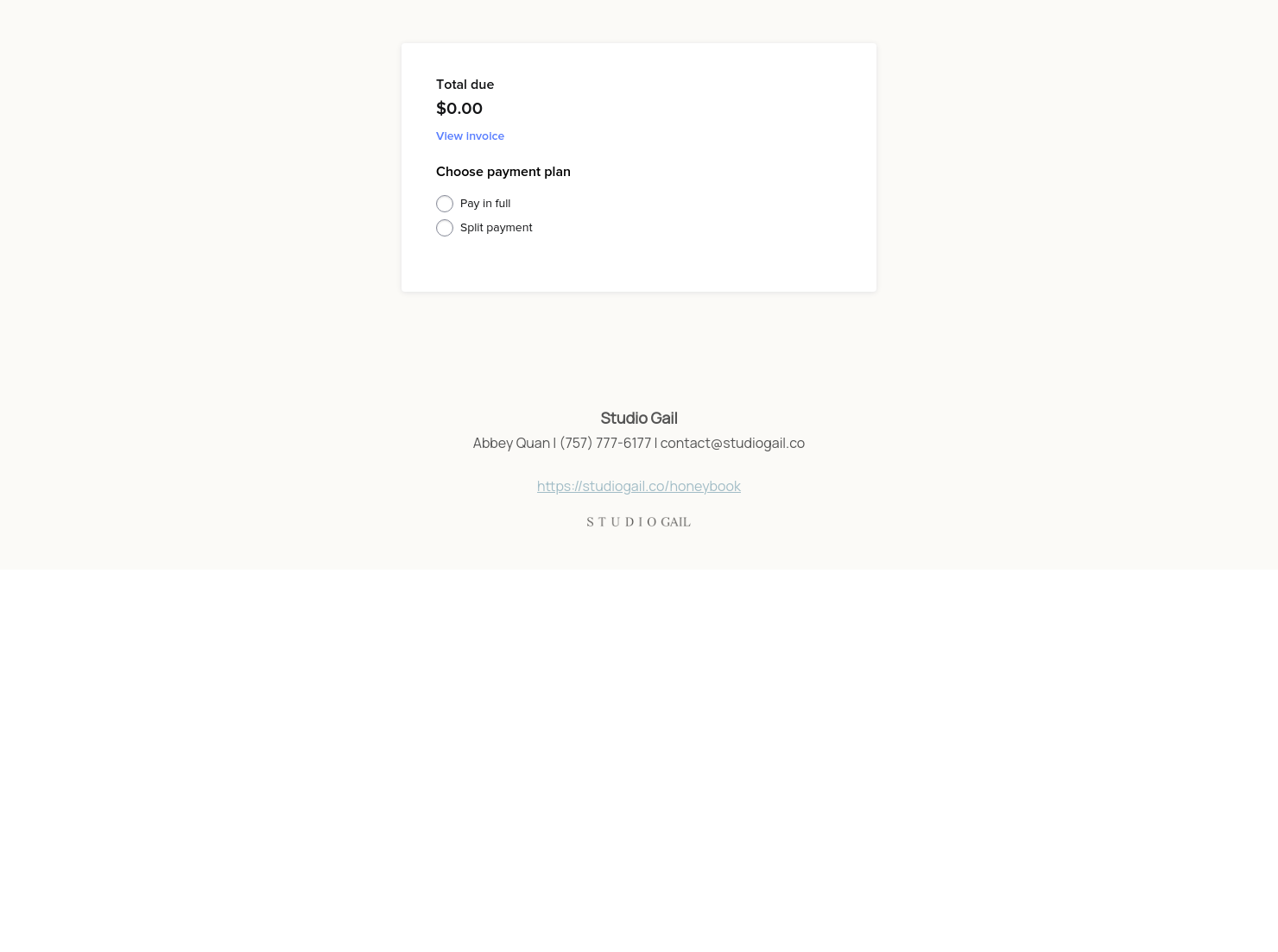 Payment