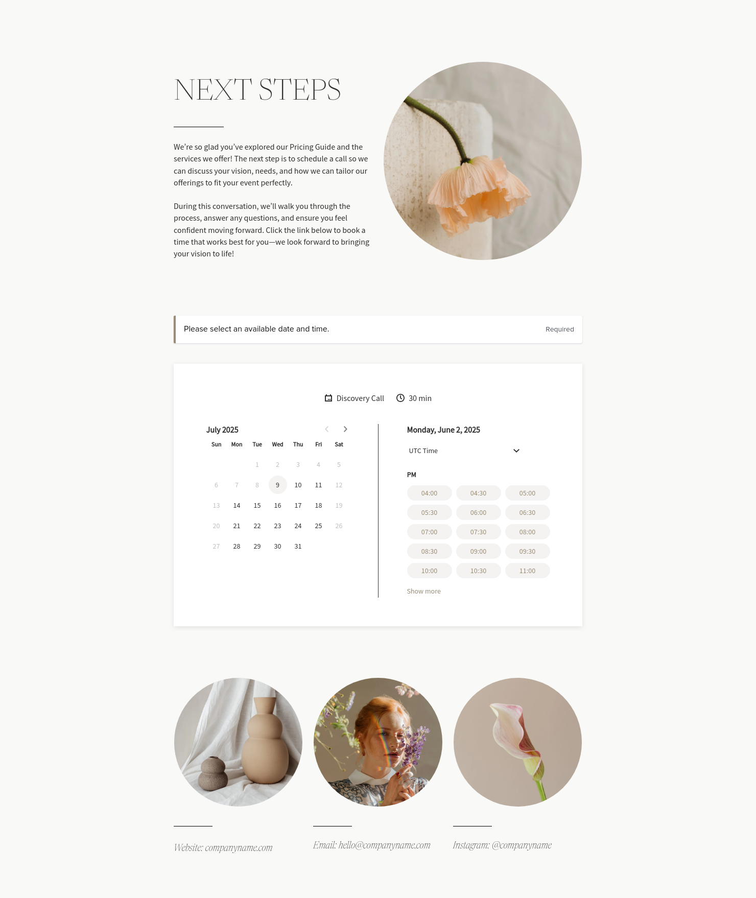 Next Steps