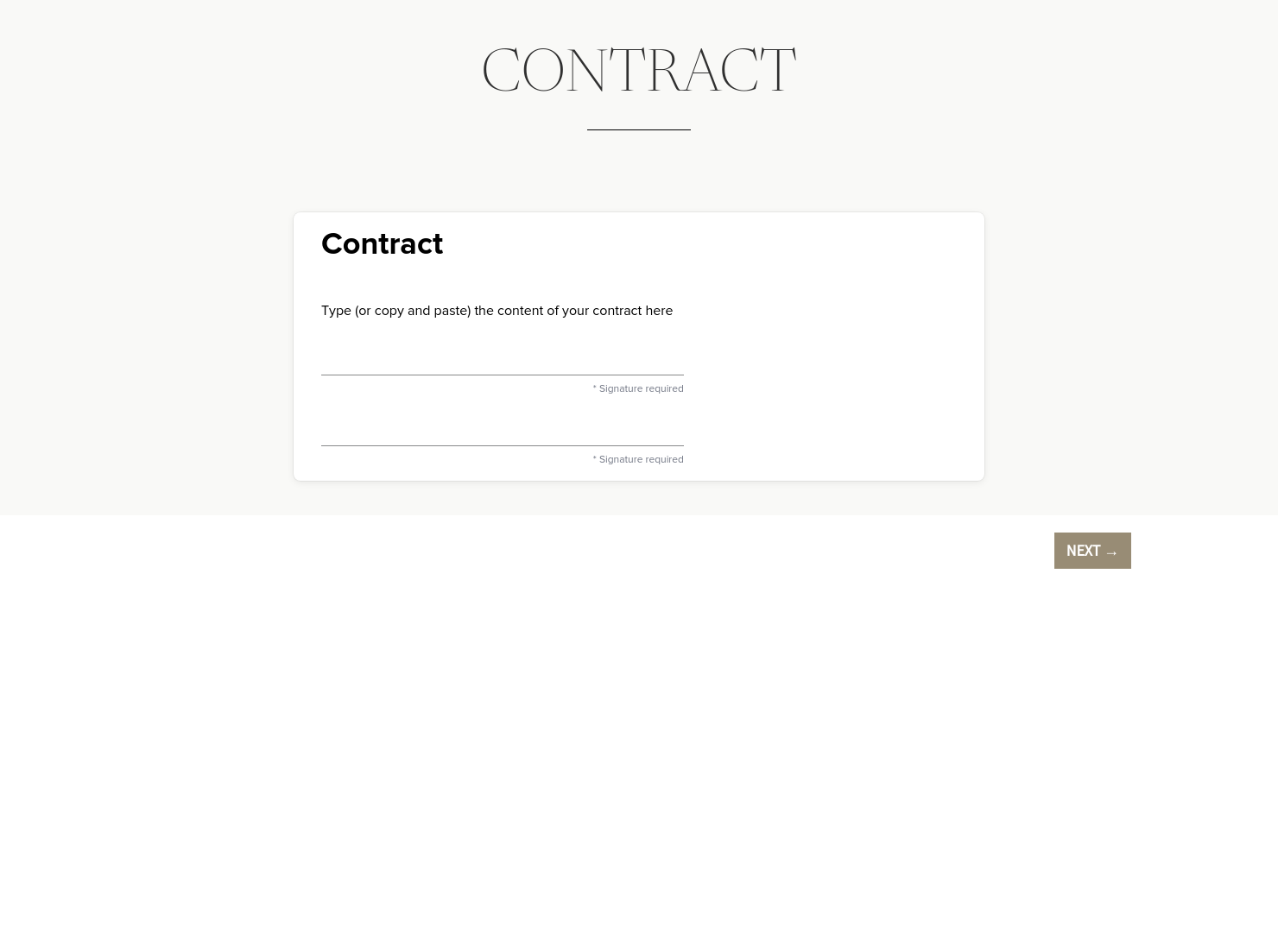 Contract