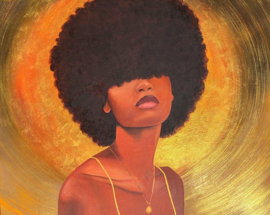 black contemporary art