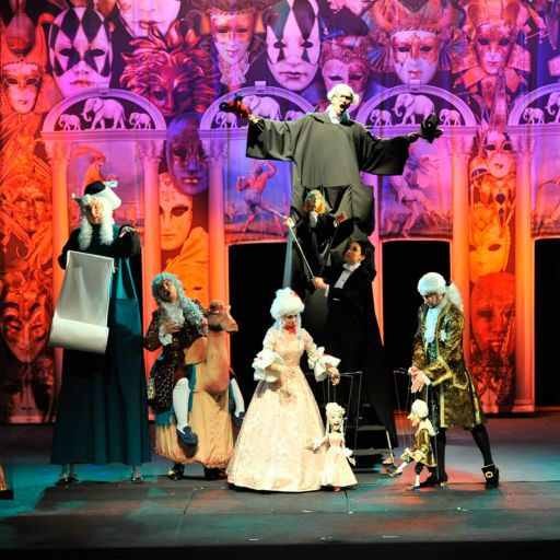 Театральные декорации Театральные декорации спектакля Севильский цирюльник.Омский театр кукол "Арлекин"