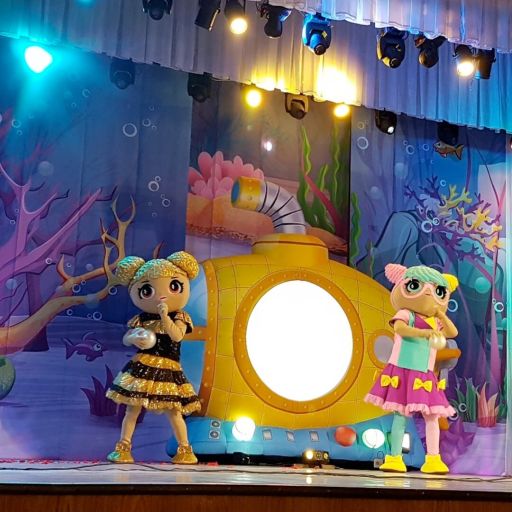 Театральные декорации Театральные декорации шоу-спектакля "Чудо-океан", творческая группа театра "Зеленый Кот" г. Санкт-Петербург.