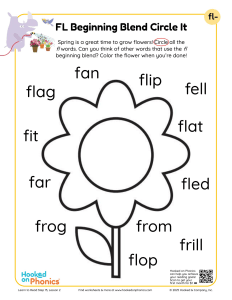 Sentences With Fl Beginning Blends | Hooked on Phonics