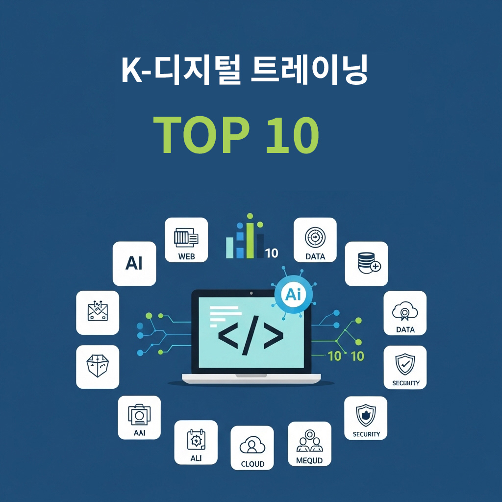 K-디지털 트레이닝 추천 과정 TOP 10