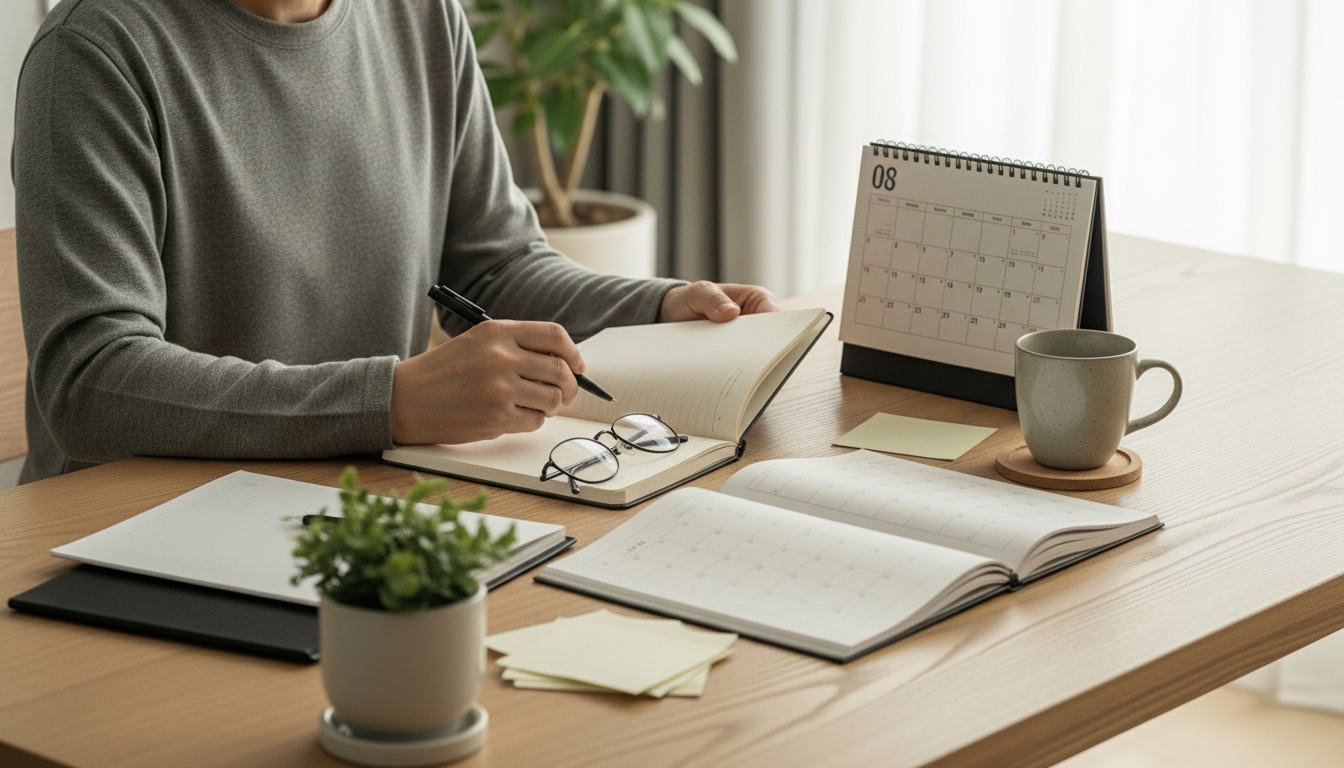 서류를 검토하는 여성