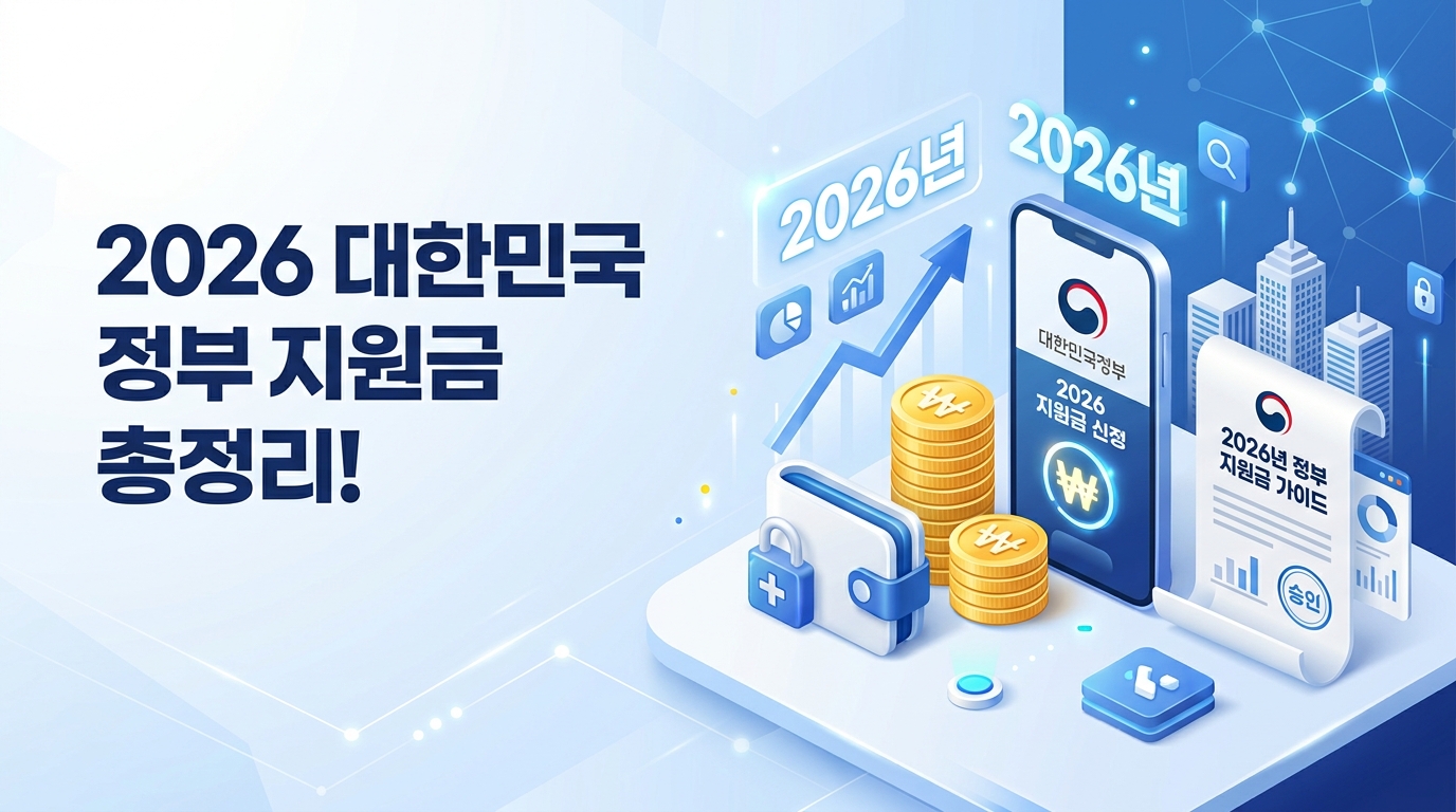 신청 안 하면 그냥 손해 — 2026년 지금 받을 수 있는 지원금 체크리스트