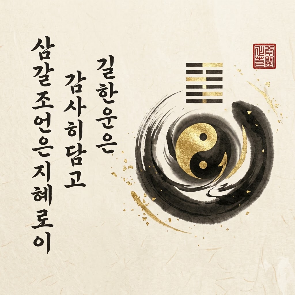 오행 상생상극 백과 캘리그라피 서화 대표 이미지