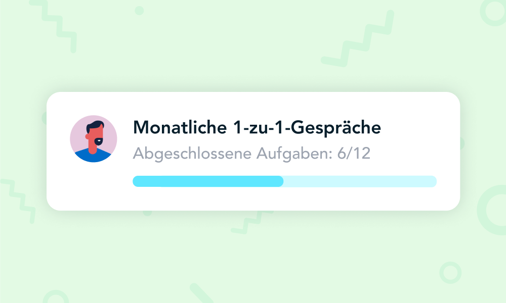 1:1-Gesprächszyklus  (monatlich)