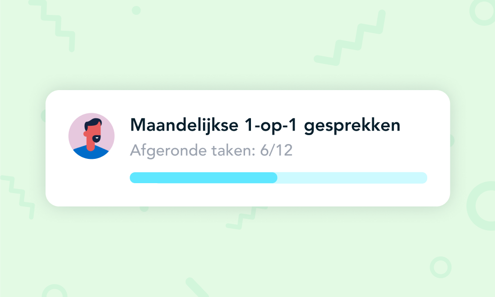 Maandelijkse 1-op-1 cyclus