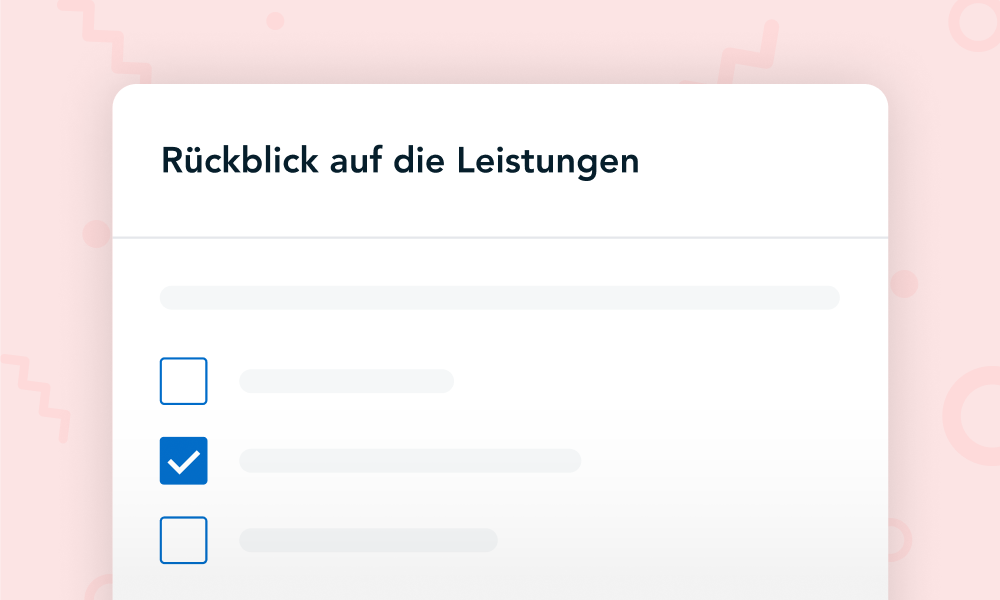 Vorlage für Entwicklungsgespräche