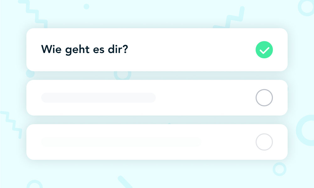 Wöchentlicher Check-in