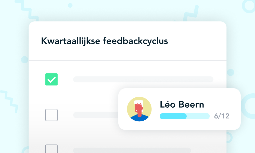 Feedback cyclus per kwartaal