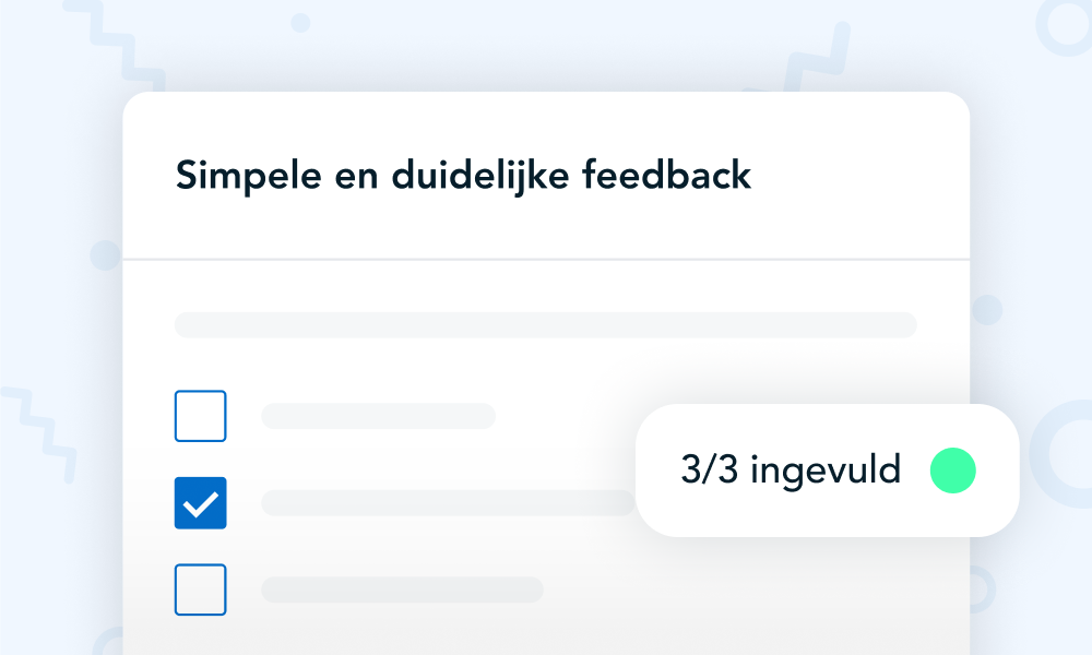 Eenvoudige feedback – Start, Stop, Continue