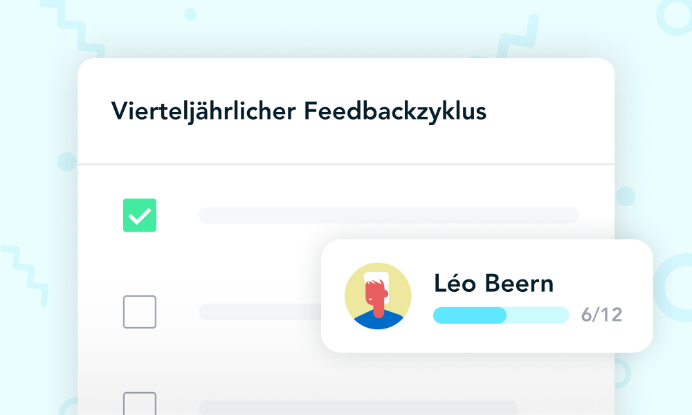 Vierteljährlicher Feedback-Zyklus
