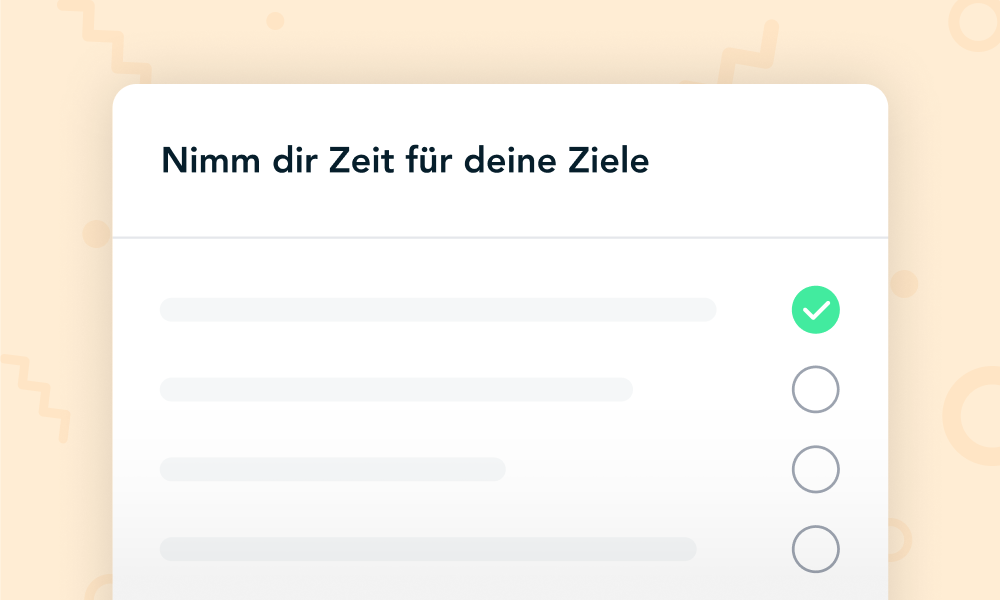 Ziele & Fortschritt