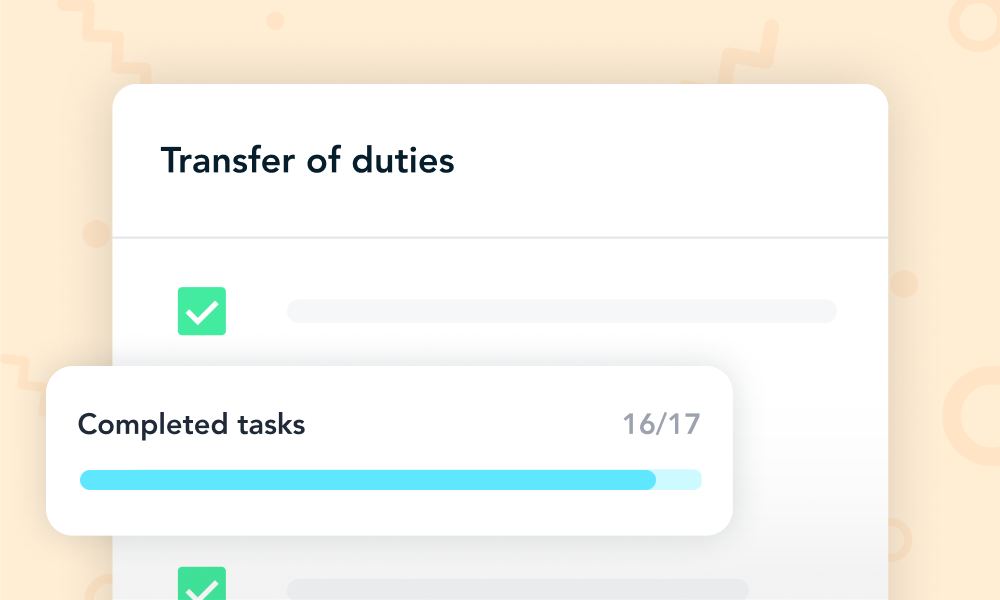 Holiday transfer checklist