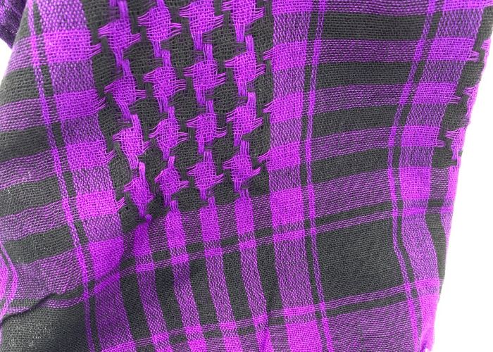 picture of Neck Scarf (Purple & Black)