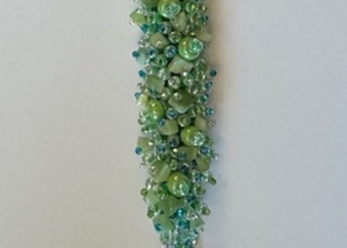 picture of Beaded Bracelets (Green and Teal)