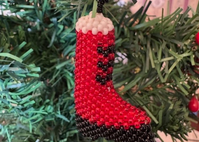 picture of Santa Boot Ornament