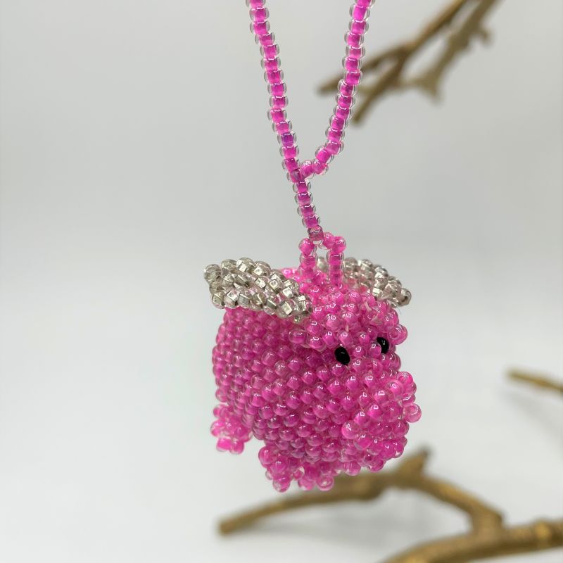 picture of Pink Flying Pig Ornament