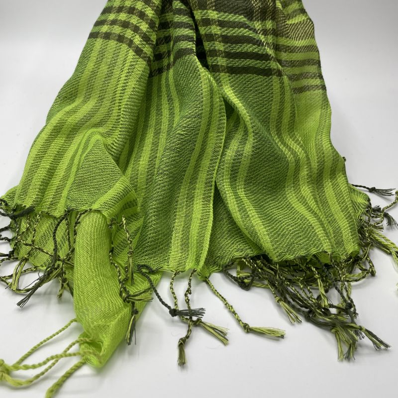 picture of Lime Green and Black Neck Scarf