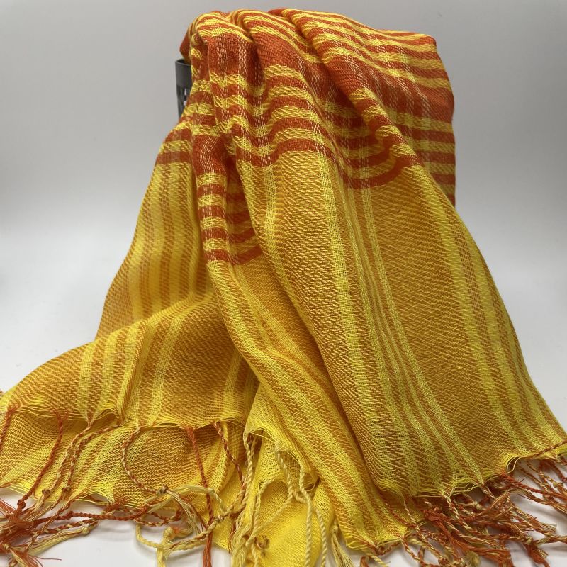 picture of Yellow and Orange Neck Scarf
