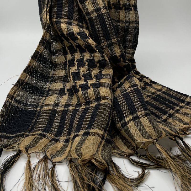 picture of Tan and Black Scarf