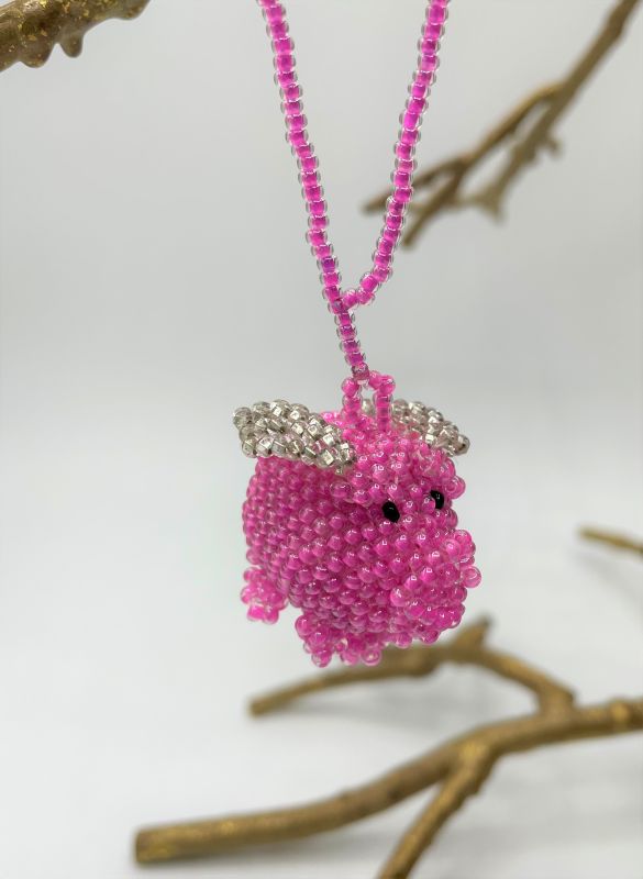 picture of Pink Flying Pig Ornament