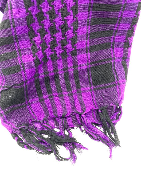 picture of Neck Scarf (Purple & Black)