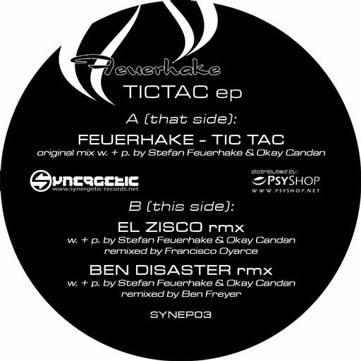 Stefan Feuerhake Feuerhake – Tic Tac ep Stefan Feuerhake Feuerhake – Tic Tac ep