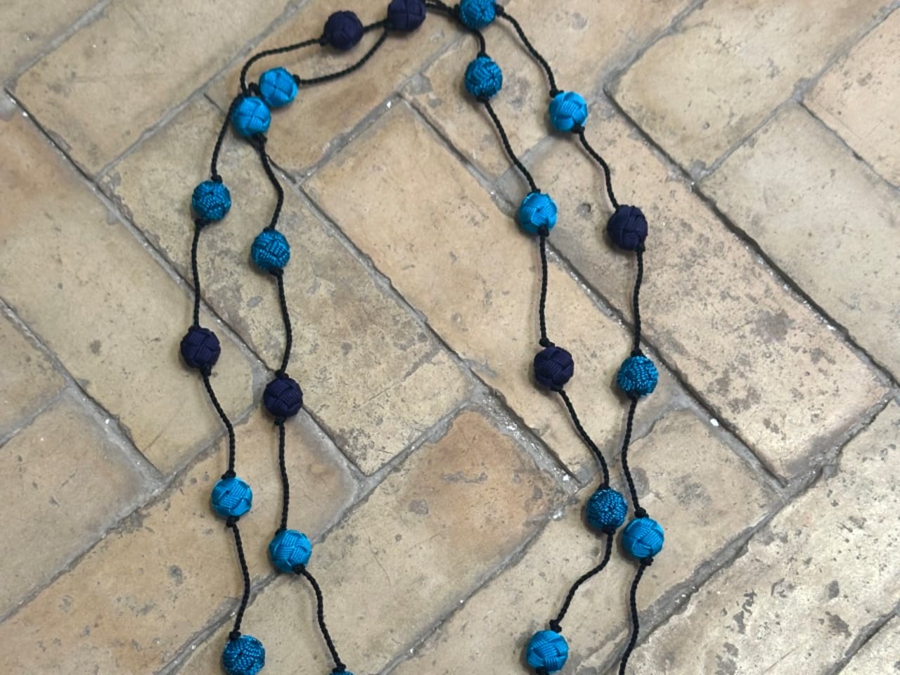 Necklace  Light Blue, Blue Morocco