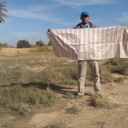  Scarf Sabra Red, Yellow Morocco