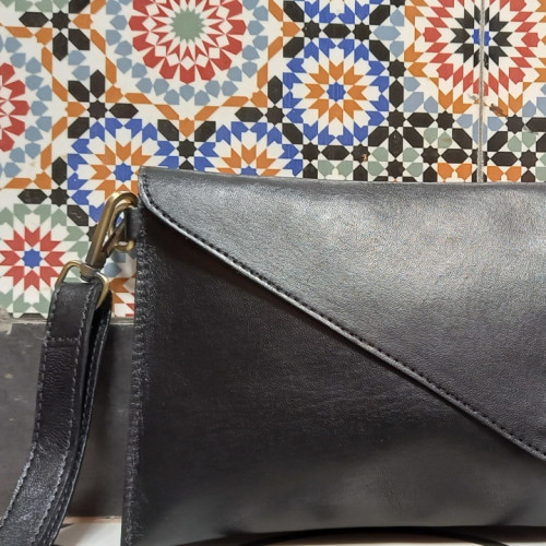  bag leather Black Morocco