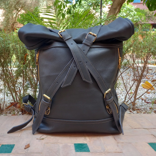  bag leather Black Morocco